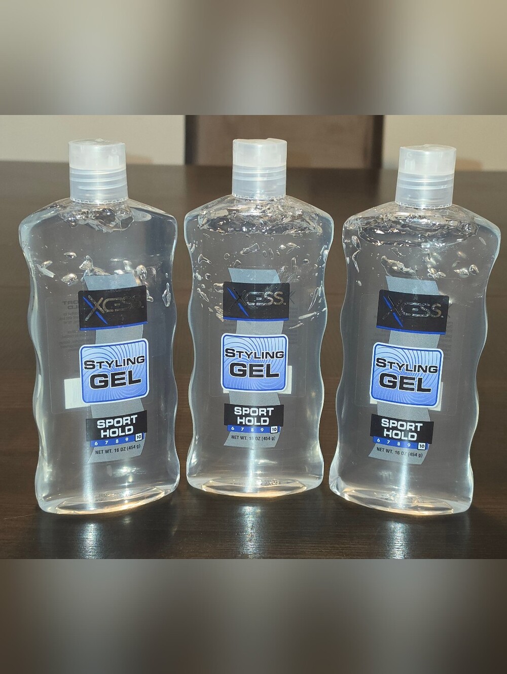 Xcess Styling Gel Sport Hold 10 16oz Bottles Lot Of 3